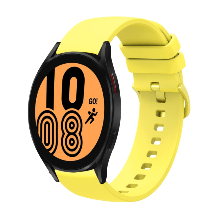 Cinturino in silicone morbido tinta unita da 20 mm, For Samsung Galaxy Watch4 40mm, For Samsung Galaxy Watch4 44mm