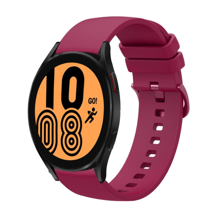 Cinturino in silicone morbido tinta unita da 20 mm, For Samsung Galaxy Watch4 40mm, For Samsung Galaxy Watch4 44mm
