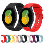 Cinturino in silicone morbido tinta unita da 20 mm, For Samsung Galaxy Watch4 40mm, For Samsung Galaxy Watch4 44mm