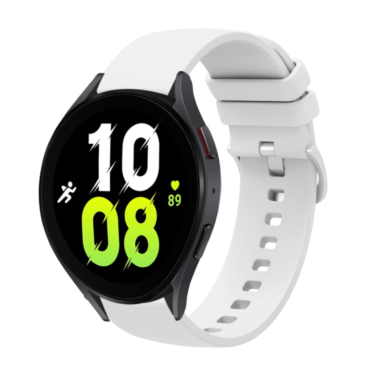 Cinturino in silicone morbido tinta unita da 20 mm, For Samsung Galaxy Watch5 40mm, For Samsung  Galaxy Watch 4 Classic 42mm