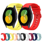 Cinturino in silicone morbido tinta unita da 20 mm, For Samsung Galaxy Watch5 40mm, For Samsung  Galaxy Watch 4 Classic 42mm