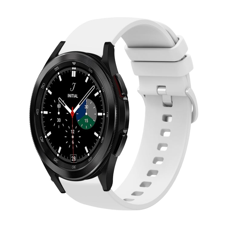 Cinturino in silicone morbido tinta unita da 20 mm, For Samsung  Galaxy Watch 4 Classic 46mm, For Samsung Galaxy Watch3 41mm