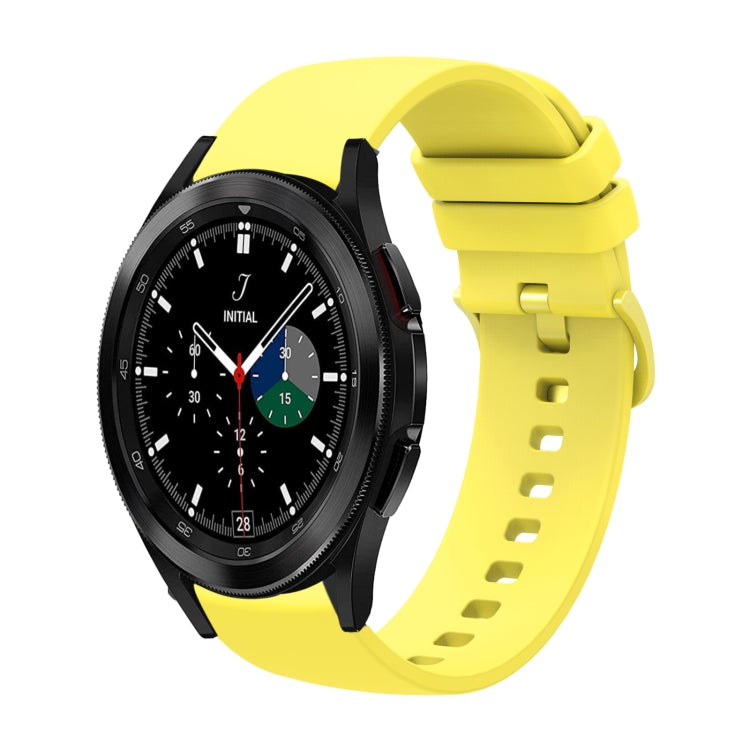 Cinturino in silicone morbido tinta unita da 20 mm, For Samsung  Galaxy Watch 4 Classic 46mm, For Samsung Galaxy Watch3 41mm