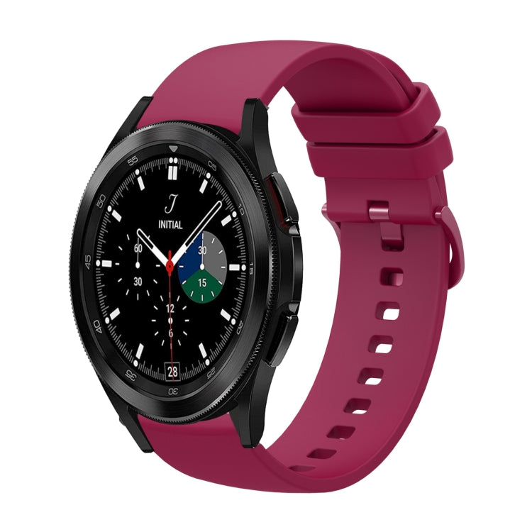 Cinturino in silicone morbido tinta unita da 20 mm, For Samsung  Galaxy Watch 4 Classic 46mm, For Samsung Galaxy Watch3 41mm
