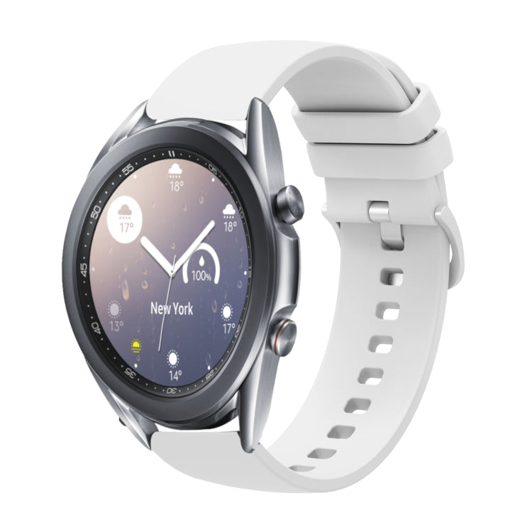 Cinturino in silicone morbido tinta unita da 20 mm, For Samsung  Galaxy Watch 4 Classic 46mm, For Samsung Galaxy Watch3 41mm