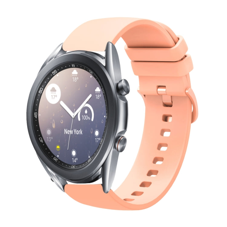 Cinturino in silicone morbido tinta unita da 20 mm, For Samsung  Galaxy Watch 4 Classic 46mm, For Samsung Galaxy Watch3 41mm