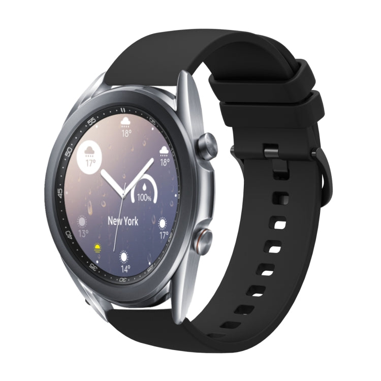 Cinturino in silicone morbido tinta unita da 20 mm, For Samsung  Galaxy Watch 4 Classic 46mm, For Samsung Galaxy Watch3 41mm