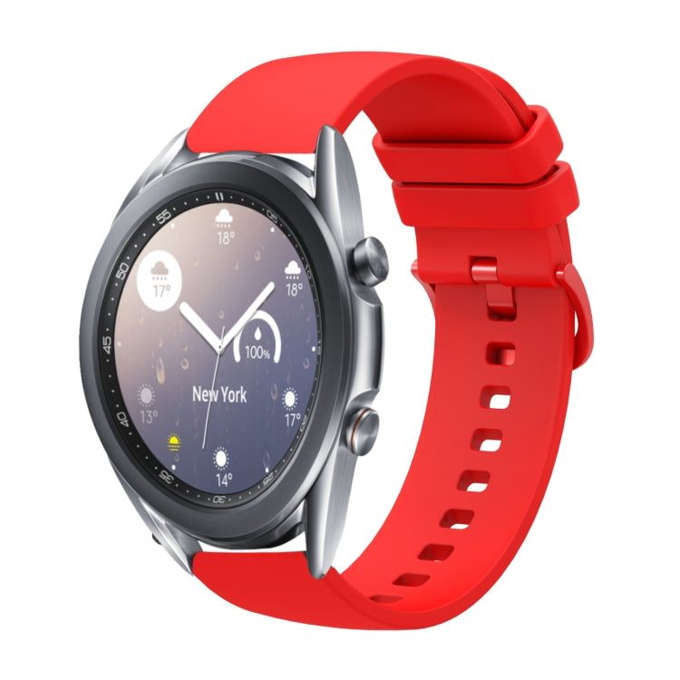 Cinturino in silicone morbido tinta unita da 20 mm, For Samsung  Galaxy Watch 4 Classic 46mm, For Samsung Galaxy Watch3 41mm