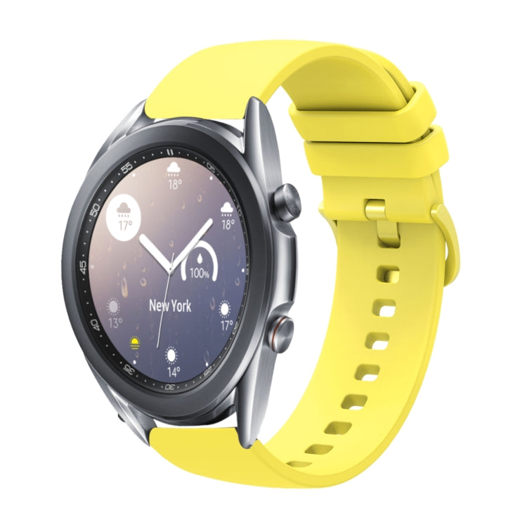Cinturino in silicone morbido tinta unita da 20 mm, For Samsung  Galaxy Watch 4 Classic 46mm, For Samsung Galaxy Watch3 41mm