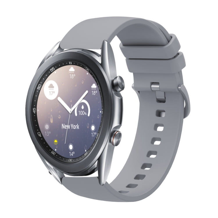 Cinturino in silicone morbido tinta unita da 20 mm, For Samsung  Galaxy Watch 4 Classic 46mm, For Samsung Galaxy Watch3 41mm