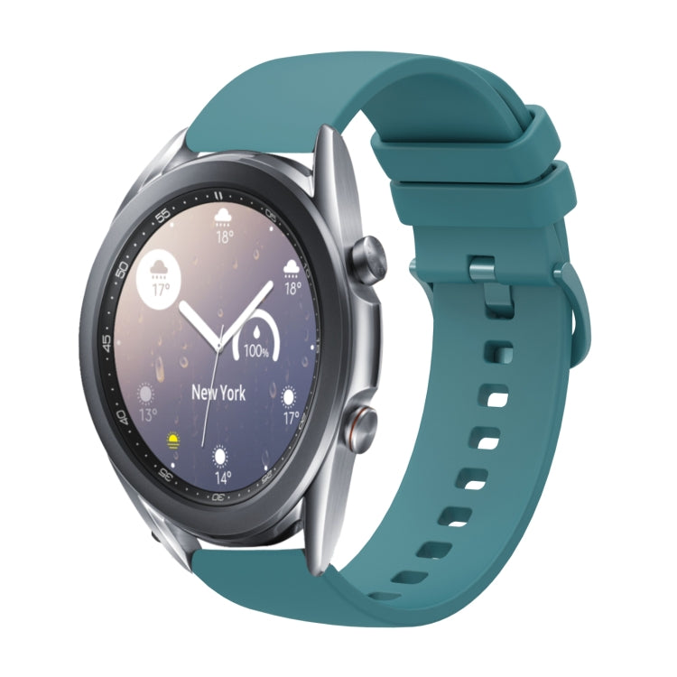 Cinturino in silicone morbido tinta unita da 20 mm, For Samsung  Galaxy Watch 4 Classic 46mm, For Samsung Galaxy Watch3 41mm