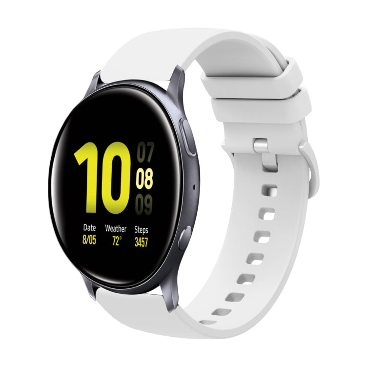 Cinturino in silicone morbido tinta unita da 20 mm, For Samsung Galaxy Watch Active 2 44mm, For Samsung Galaxy Watch Active 40mm