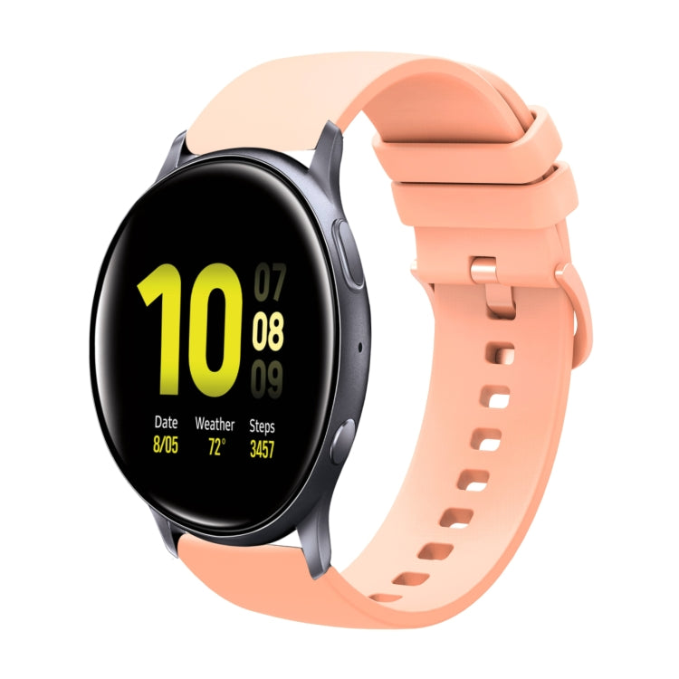 Cinturino in silicone morbido tinta unita da 20 mm, For Samsung Galaxy Watch Active 2 44mm, For Samsung Galaxy Watch Active 40mm