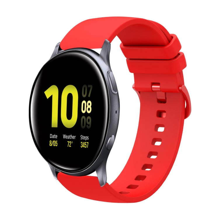 Cinturino in silicone morbido tinta unita da 20 mm, For Samsung Galaxy Watch Active 2 44mm, For Samsung Galaxy Watch Active 40mm