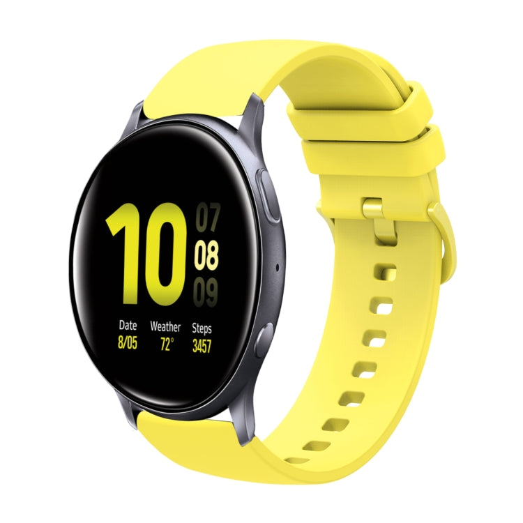 Cinturino in silicone morbido tinta unita da 20 mm, For Samsung Galaxy Watch Active 2 44mm, For Samsung Galaxy Watch Active 40mm