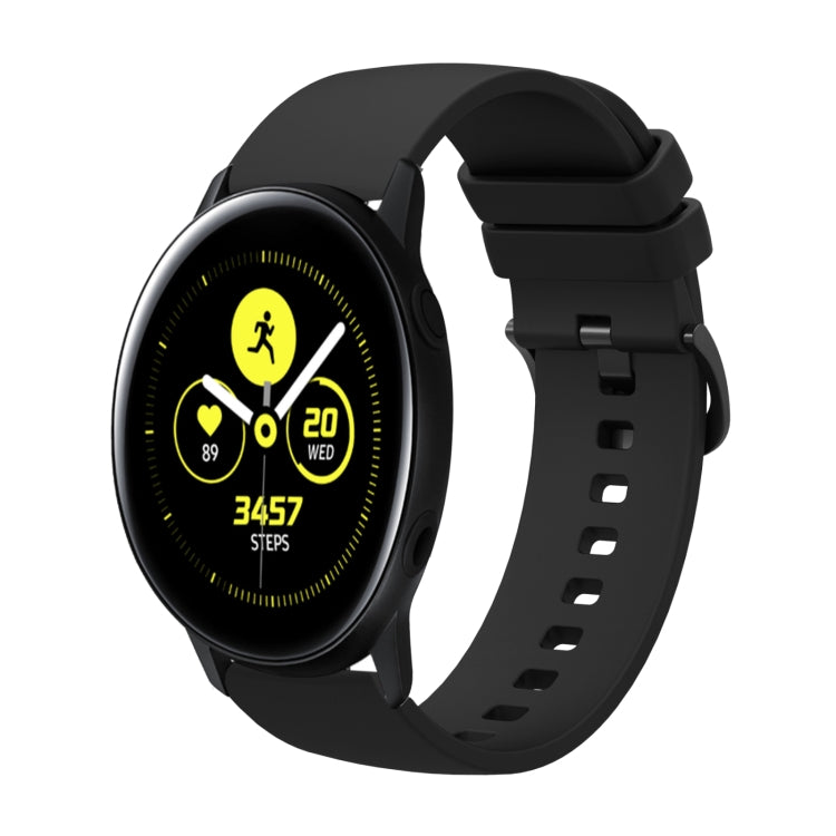 Cinturino in silicone morbido tinta unita da 20 mm, For Samsung Galaxy Watch Active 2 44mm, For Samsung Galaxy Watch Active 40mm