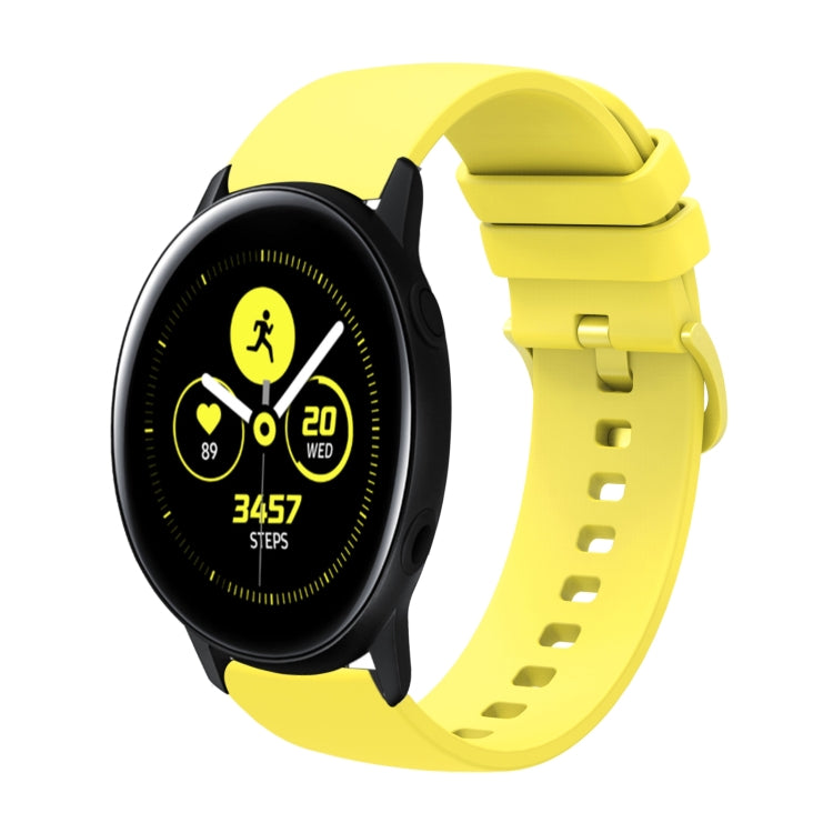 Cinturino in silicone morbido tinta unita da 20 mm, For Samsung Galaxy Watch Active 2 44mm, For Samsung Galaxy Watch Active 40mm