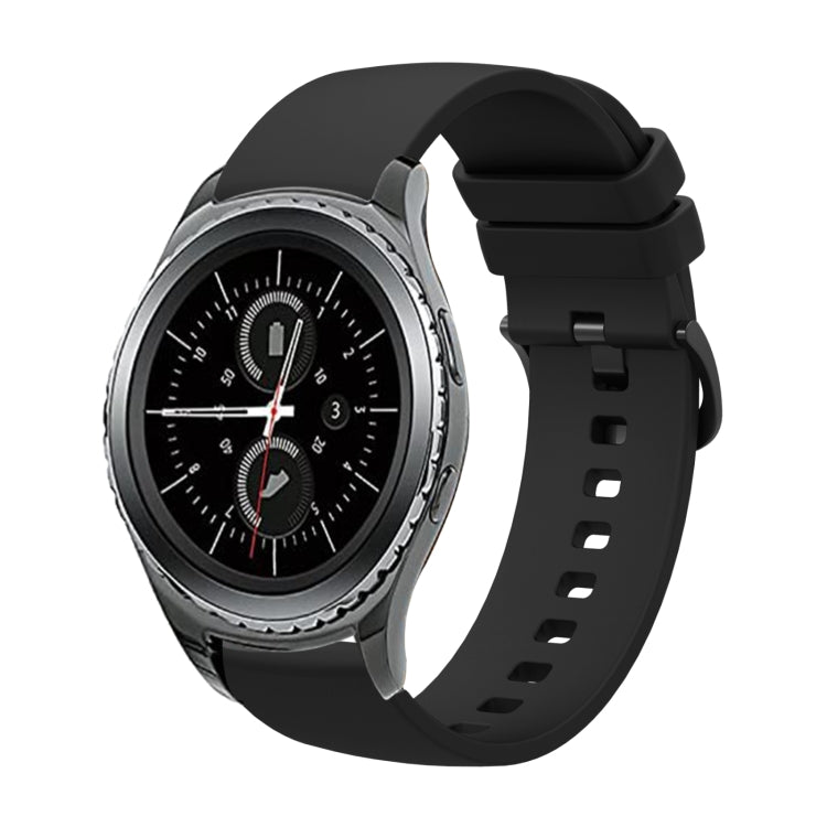 Cinturino in silicone morbido tinta unita da 20 mm, For Samsung Gear S2 Classic, For Samsung Galaxy Watch Active 2 40mm