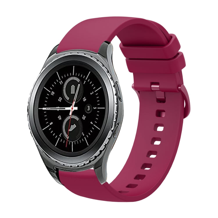 Cinturino in silicone morbido tinta unita da 20 mm, For Samsung Gear S2 Classic, For Samsung Galaxy Watch Active 2 40mm