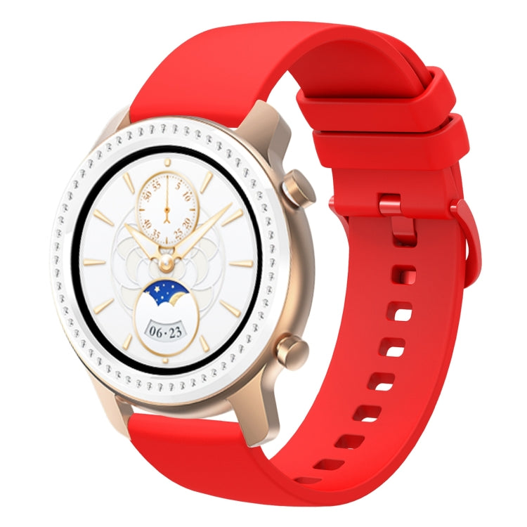 Cinturino in silicone morbido tinta unita da 20 mm, For Amazfit BIP U, For Amazfit GTR 42mm