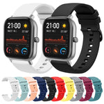Cinturino in silicone morbido tinta unita da 20 mm, For Amazfit GTS, For Amazfit BIP