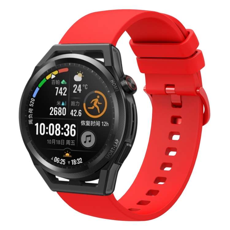 Cinturino in silicone morbido tinta unita da 22 mm, For Huawei Watch GT Runner, For Huawei Watch 3