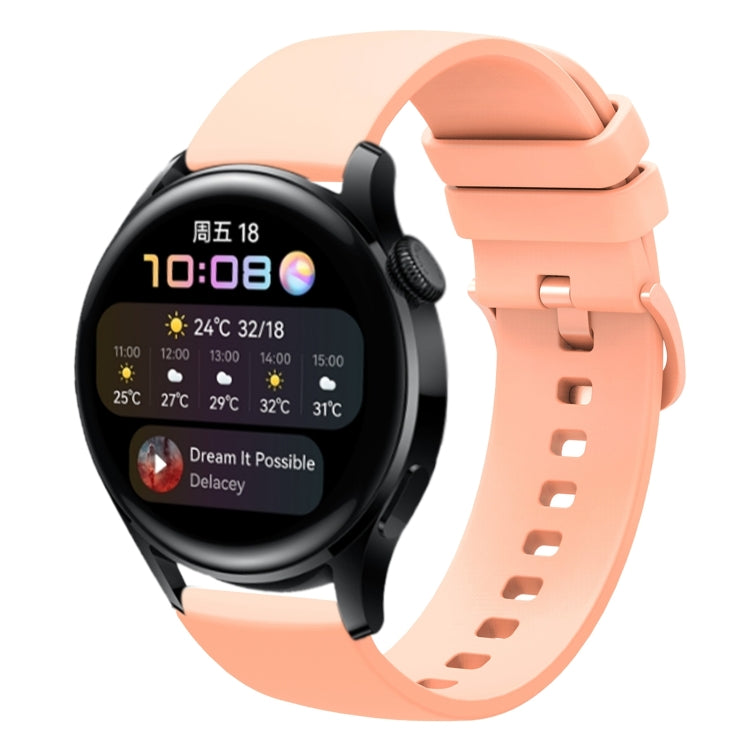 Cinturino in silicone morbido tinta unita da 22 mm, For Huawei Watch GT Runner, For Huawei Watch 3