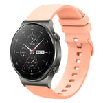 Cinturino in silicone morbido tinta unita da 22 mm, For Huawei Watch 3 Pro, For Huawei GT2 Pro