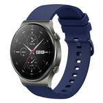 Cinturino in silicone morbido tinta unita da 22 mm, For Huawei Watch 3 Pro, For Huawei GT2 Pro