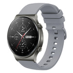 Cinturino in silicone morbido tinta unita da 22 mm, For Huawei Watch 3 Pro, For Huawei GT2 Pro