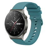Cinturino in silicone morbido tinta unita da 22 mm, For Huawei Watch 3 Pro, For Huawei GT2 Pro