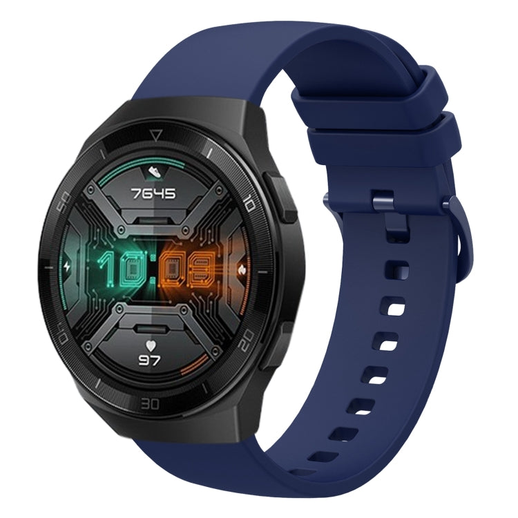 Cinturino in silicone morbido tinta unita da 22 mm, For Huawei Watch GT 2E, For Huawei GT2 46mm