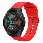 Cinturino in silicone morbido tinta unita da 22 mm, For Huawei Watch GT 2E, For Huawei GT2 46mm