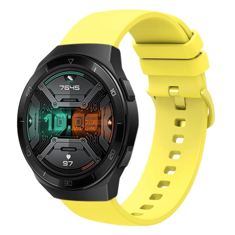 Cinturino in silicone morbido tinta unita da 22 mm, For Huawei Watch GT 2E, For Huawei GT2 46mm