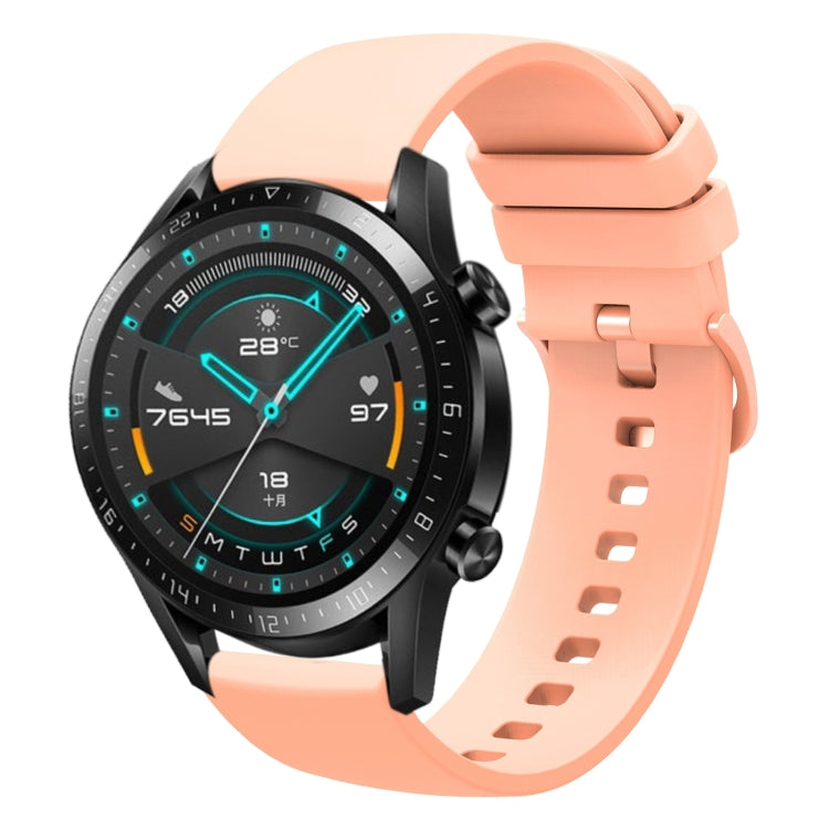 Cinturino in silicone morbido tinta unita da 22 mm, For Huawei Watch GT 2E, For Huawei GT2 46mm