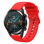 Cinturino in silicone morbido tinta unita da 22 mm, For Huawei Watch GT 2E, For Huawei GT2 46mm