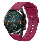 Cinturino in silicone morbido tinta unita da 22 mm, For Huawei Watch GT 2E, For Huawei GT2 46mm