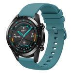 Cinturino in silicone morbido tinta unita da 22 mm, For Huawei Watch GT 2E, For Huawei GT2 46mm