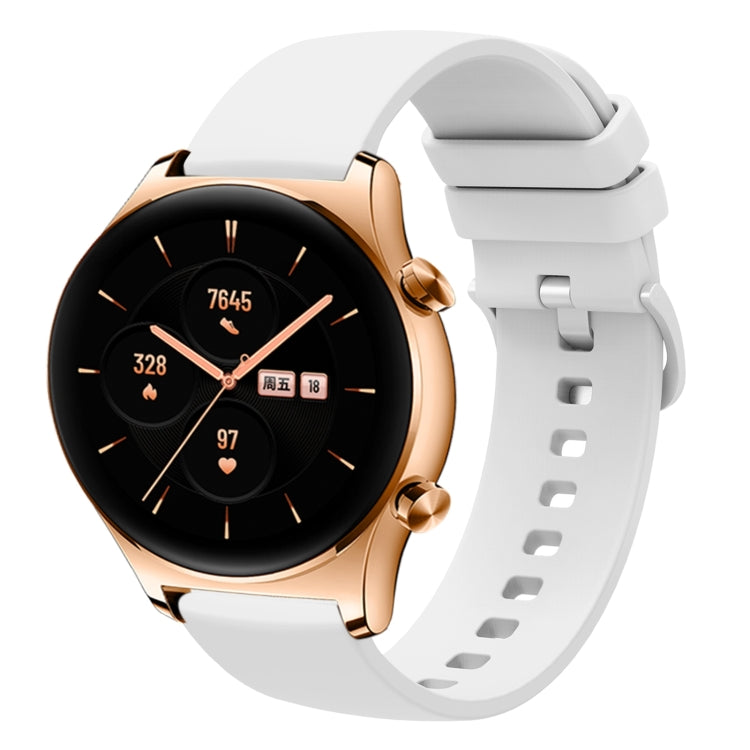 Cinturino in silicone morbido tinta unita da 22 mm, For Honor Watch GS 3, For Honor Watch GS Pro