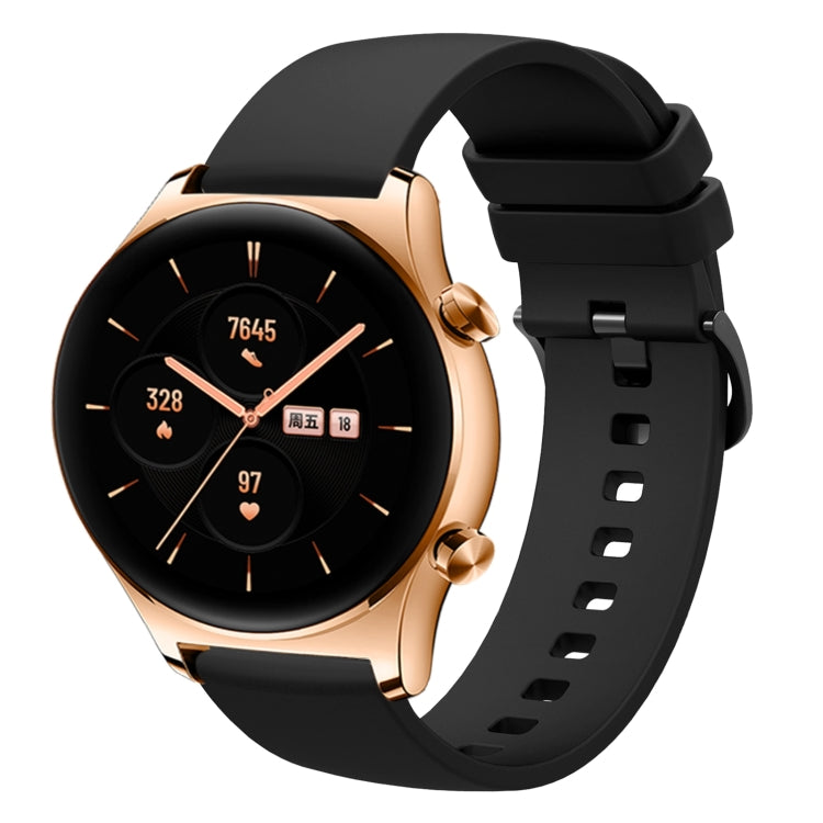 Cinturino in silicone morbido tinta unita da 22 mm, For Honor Watch GS 3, For Honor Watch GS Pro