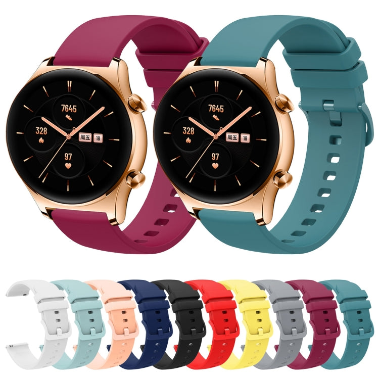 Cinturino in silicone morbido tinta unita da 22 mm, For Honor Watch GS 3, For Honor Watch GS Pro