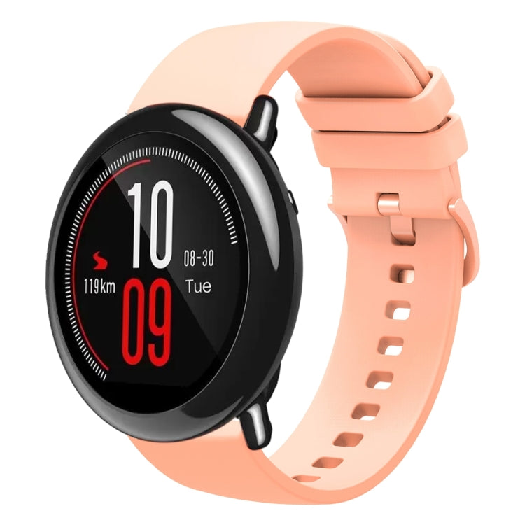 Cinturino in silicone morbido tinta unita da 22 mm, For Amazfit Pace, For Amazfit Stratos