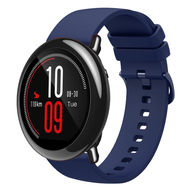 Cinturino in silicone morbido tinta unita da 22 mm, For Amazfit Pace, For Amazfit Stratos
