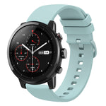 Cinturino in silicone morbido tinta unita da 22 mm, For Amazfit Pace, For Amazfit Stratos