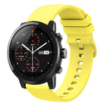 Cinturino in silicone morbido tinta unita da 22 mm, For Amazfit Pace, For Amazfit Stratos