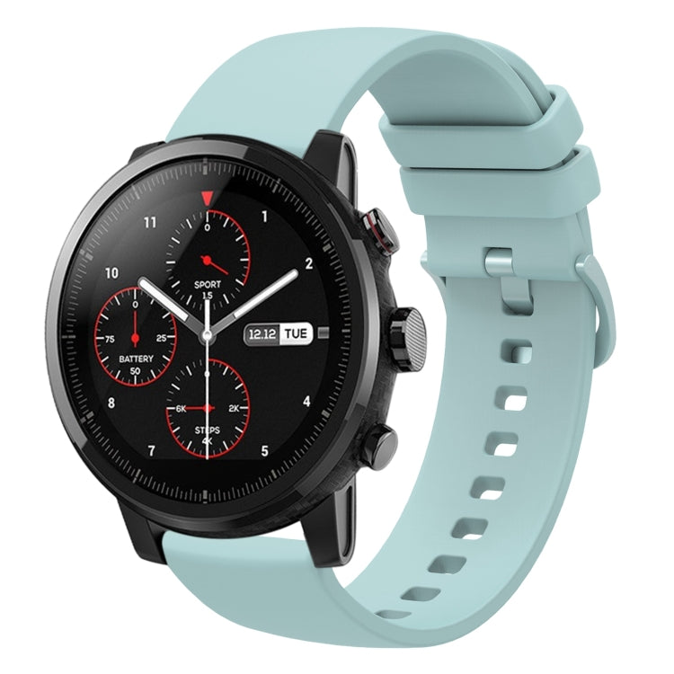 Cinturino in silicone morbido tinta unita da 22 mm, For Amazfit 2 Stratos