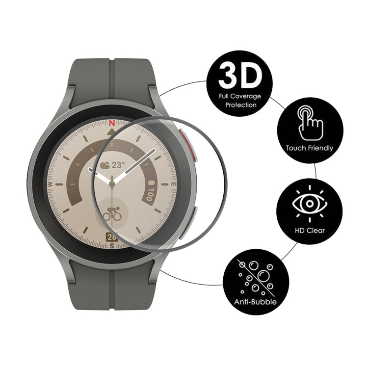 Per Samsung Galaxy Watch5 Pro 45mm ENKAY 3D Pellicola proteggi schermo HD a copertura totale, 1 PCS, 2 PCS, 5 PCS, 10 PCS
