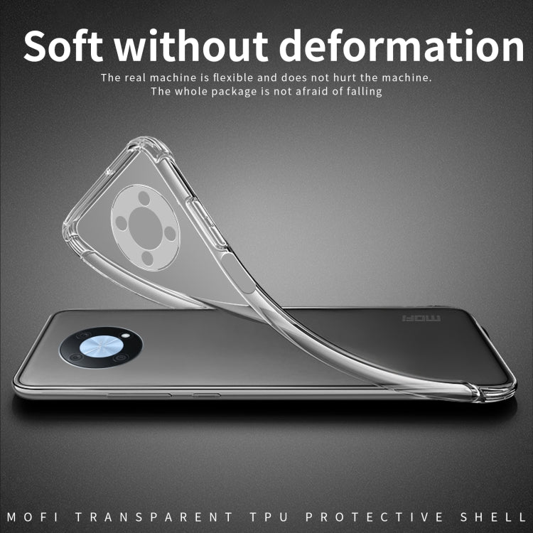 Custodia per telefono in TPU ultrasottile serie MOFI Ming, For Huawei nova Y90 / Enjoy 50 Pro, For Tecno Spark 6 Go