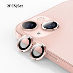 ENKAY 9H Pellicola in vetro temperato per lente posteriore in lega di alluminio per iPhone 14/14 max, For iPhone 14 / 14 Plus