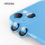 ENKAY 9H Pellicola in vetro temperato per lente posteriore in lega di alluminio per iPhone 14/14 max, For iPhone 14 / 14 Plus